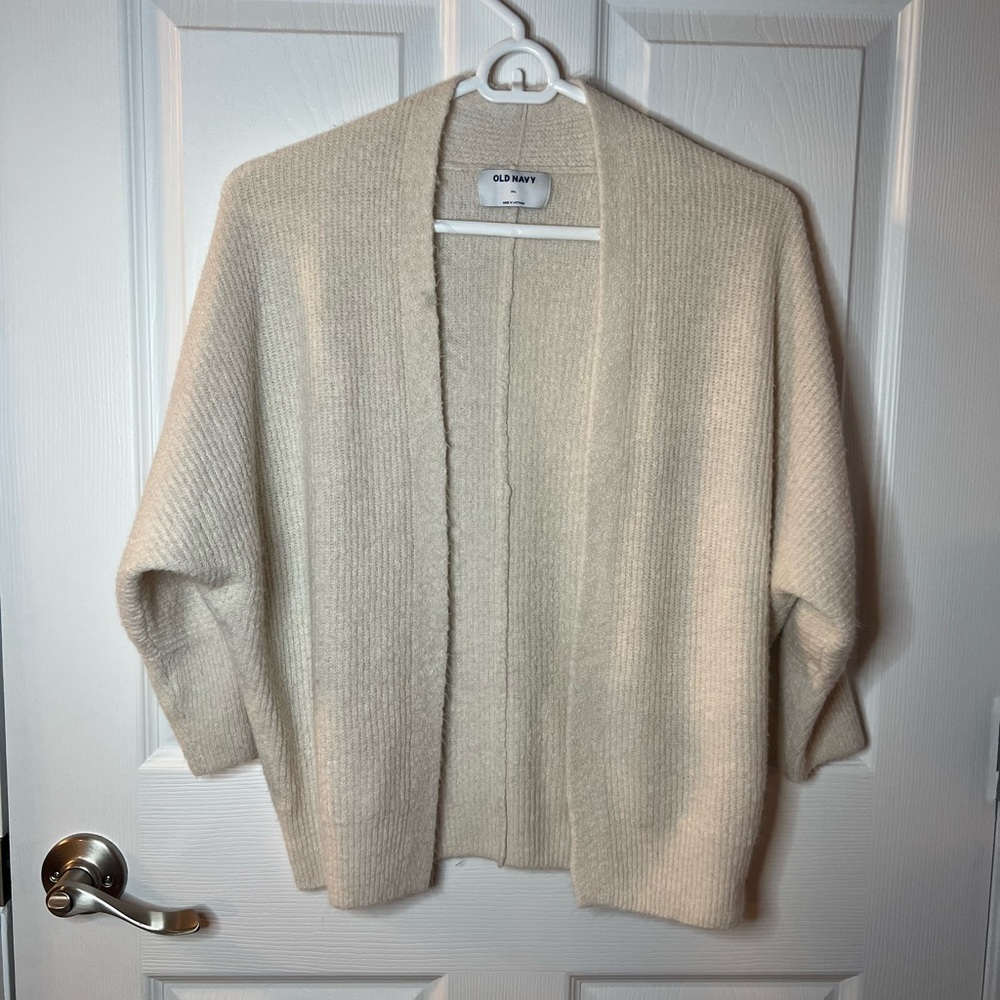 Old Navy Girls Cream Cardigan OS